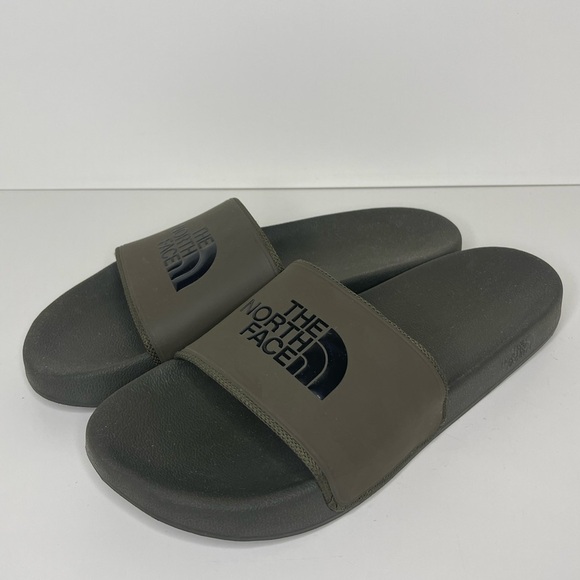 The North Face Other - The North Face Men’s 13 Army Green Black Slides Casual Slip On Sandals